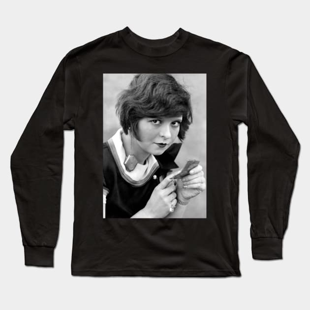 Clara Bow Long Sleeve T-Shirt by SILENT SIRENS